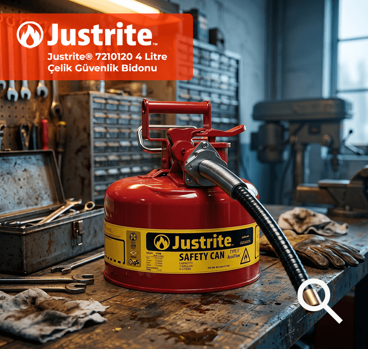Justrite Güvenlik Kabinleri ve Dolapları Busan Supply'da!