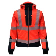 VIZWELL™ VWJK521 – Reflektörlü Ripstop Softshell Model Teknik Mont