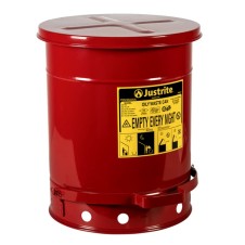 Justrite® 09300 38 Litre Pedallı Atık Çöp Kovası
