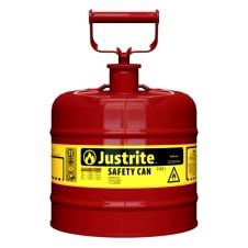 Justrite® 7120100 8 Litre Çelik Yanıcı Madde Güvenlik Bidonu